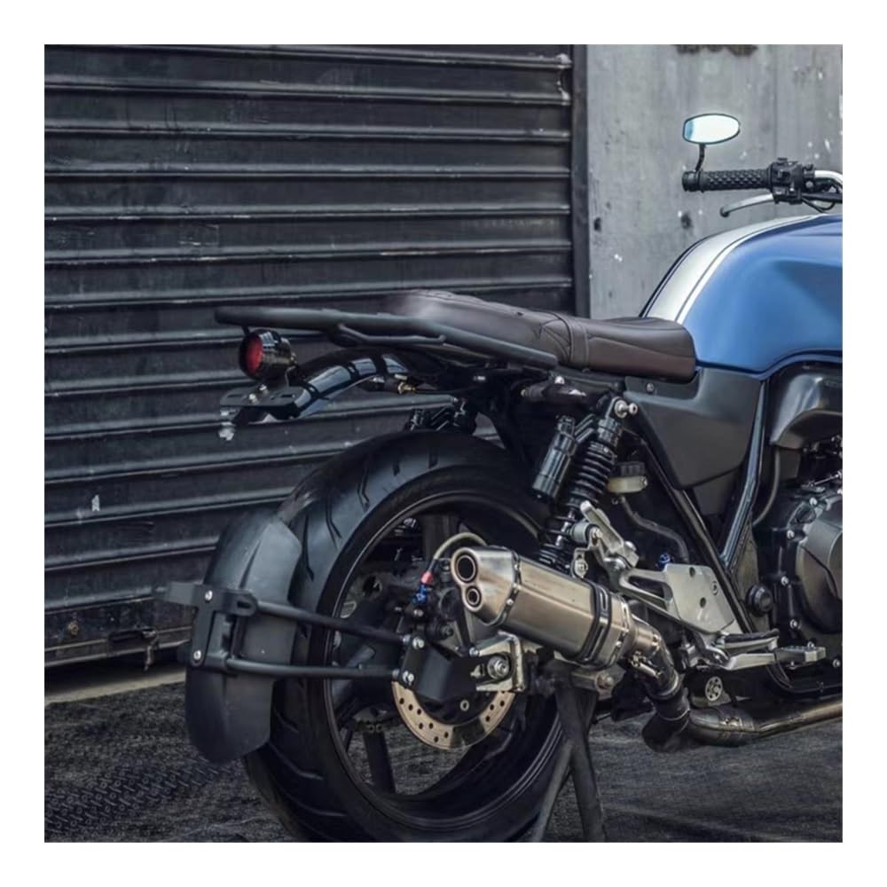 lampada stop moto Fanale Posteriore Per Moto, Luce Freno Con Supporto Targa, Luce Di Marcia Integrata, Fanale Posteriore A LED Universale Con Supporto