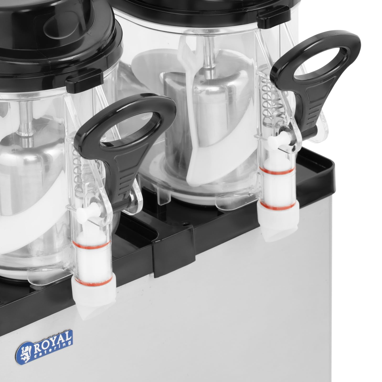 Royal Catering RCSL 2/6A Slush-Maschine 2 x 6 l digitales Bedienfeld Slush-Eismaschine Slushy Maker Slush Ice Maschine