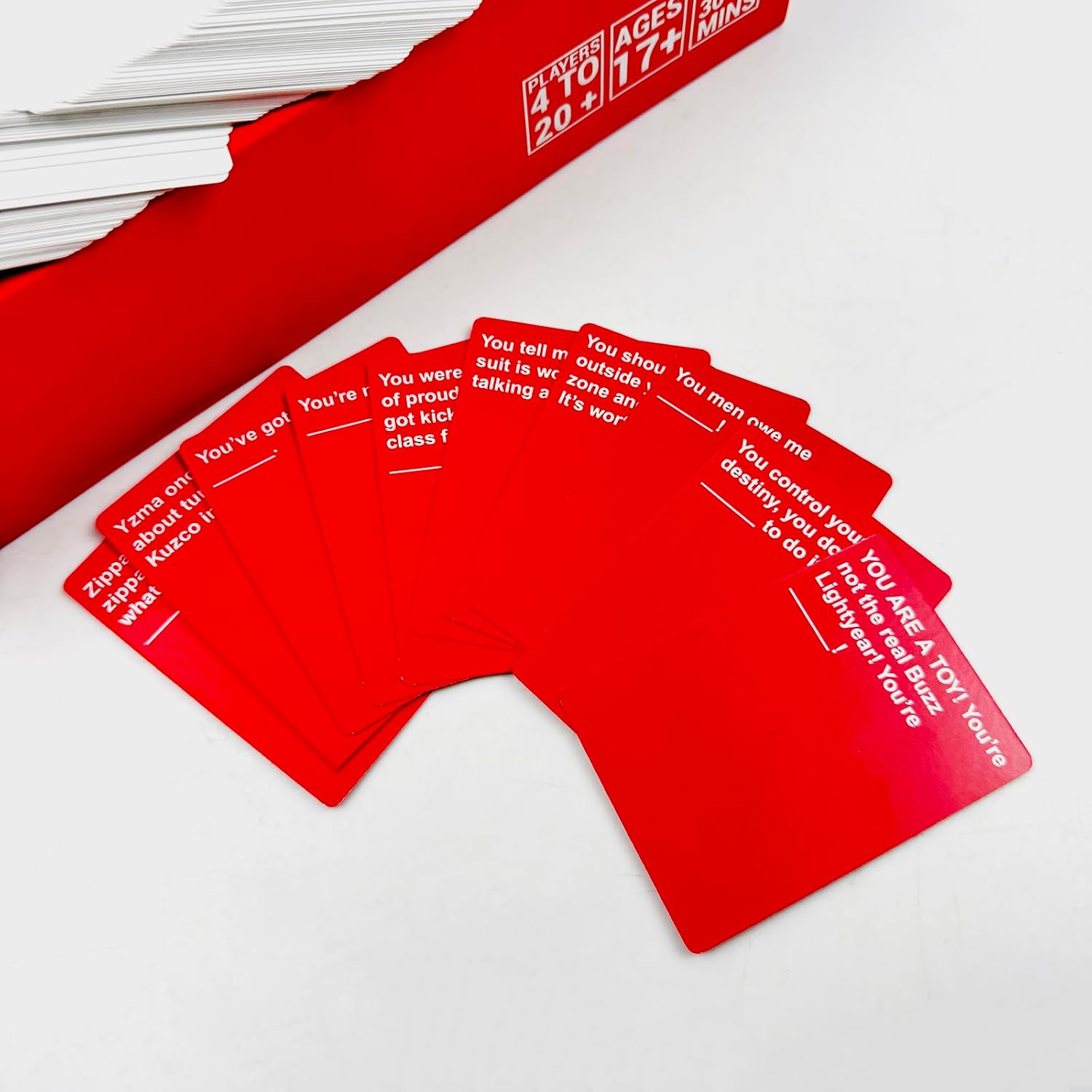 Cards Against Gisney Red - Adult Dark Humor Card Game | Perfect, Party Gatherings & Game Night