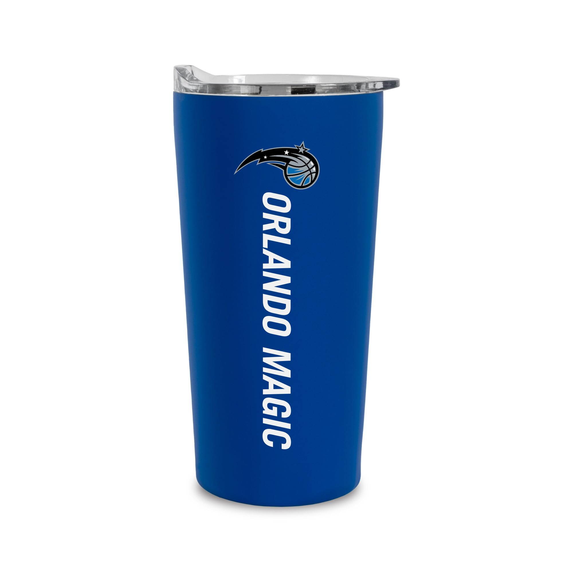 Rico Industries NBA Basketball Orlando Magic 18oz Soft Touch, Easy Grip Tumbler