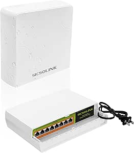 Amazon.com: Gigabit POE Switch Waterproof 8 Port,Power Over Ethernet ...
