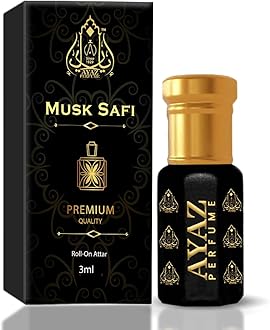 Perfume Musk Safi Attar - Harbhajan Singh Special, Long-Lasting Alcohol-Free Fragrance