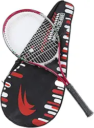 Raquete de tênis profissional de liga de alumínio de 68 cm, leve e resistente, para jogadores intermediários primários, vermelha, 690 mm