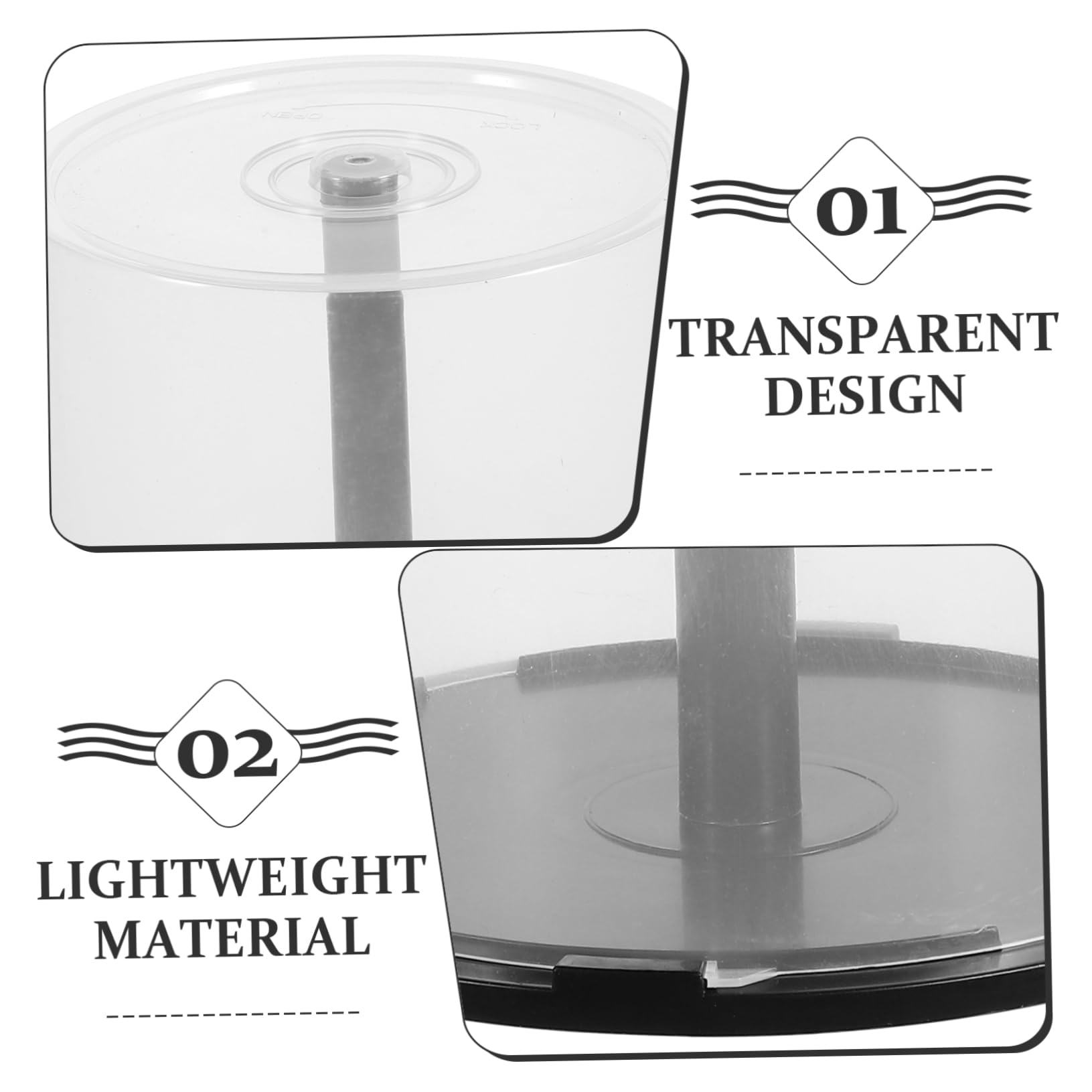 VOSAREA Cd Metal Doppio 4 Pz Contenitore Per Cd Porta Cd Dvd Organizzatore Di Archiviazione Dvd Da Tavolo Custodie Cd Portacd Raccoglitore Per Borraccia Porta Cd in Custodia Del Cd Pp
