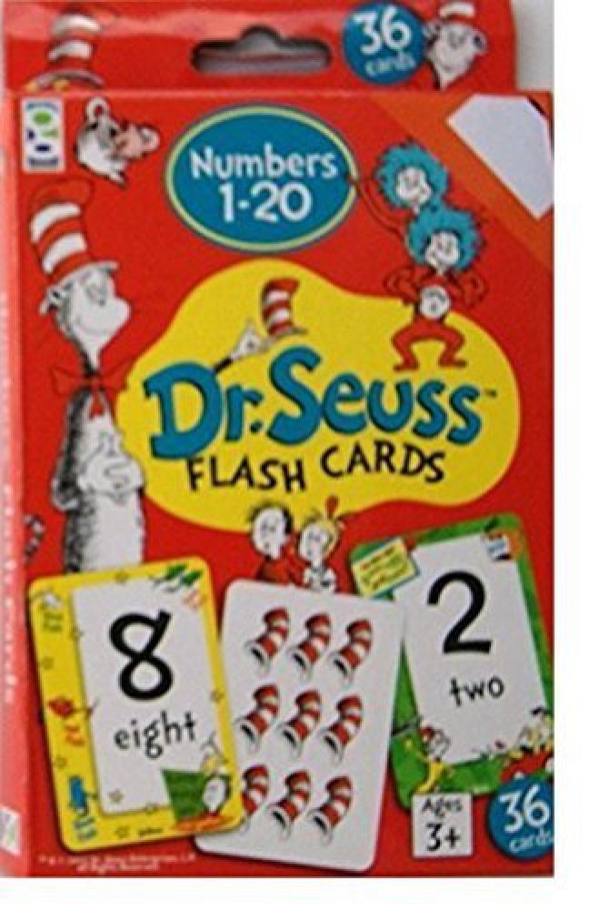 Dr. Seuss Flash Cards Numbers 1-20 by Dalmation Press