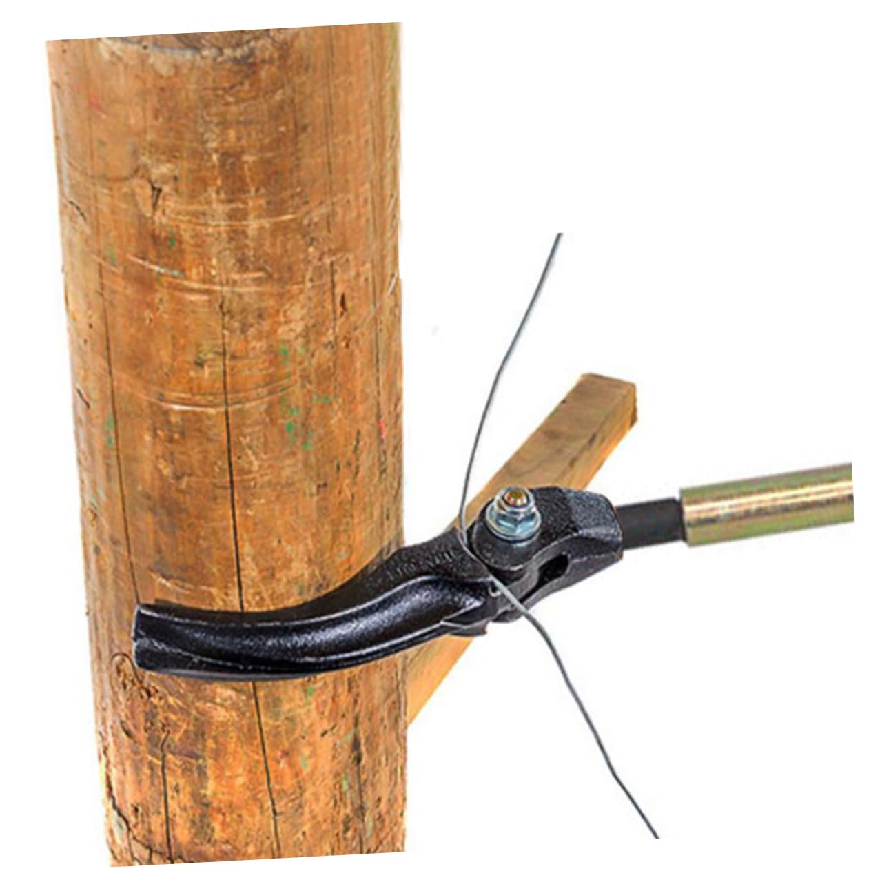 Toddmomy Práctico Tensor de Alambre para Vallas de Jardín y Verjas, Herramienta Tensora de Acero para Cercas Agrícolas y Vallado Exterior