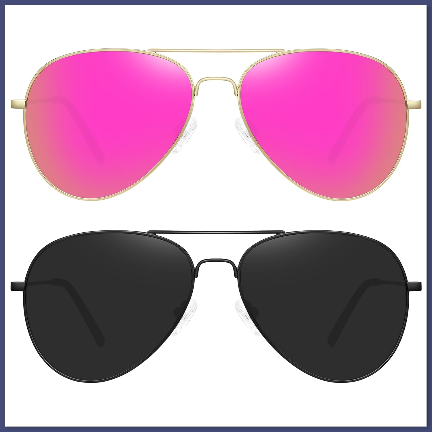 WOWSUN Classic Polarized Aviator Sunglasses for Women Men - Image 5