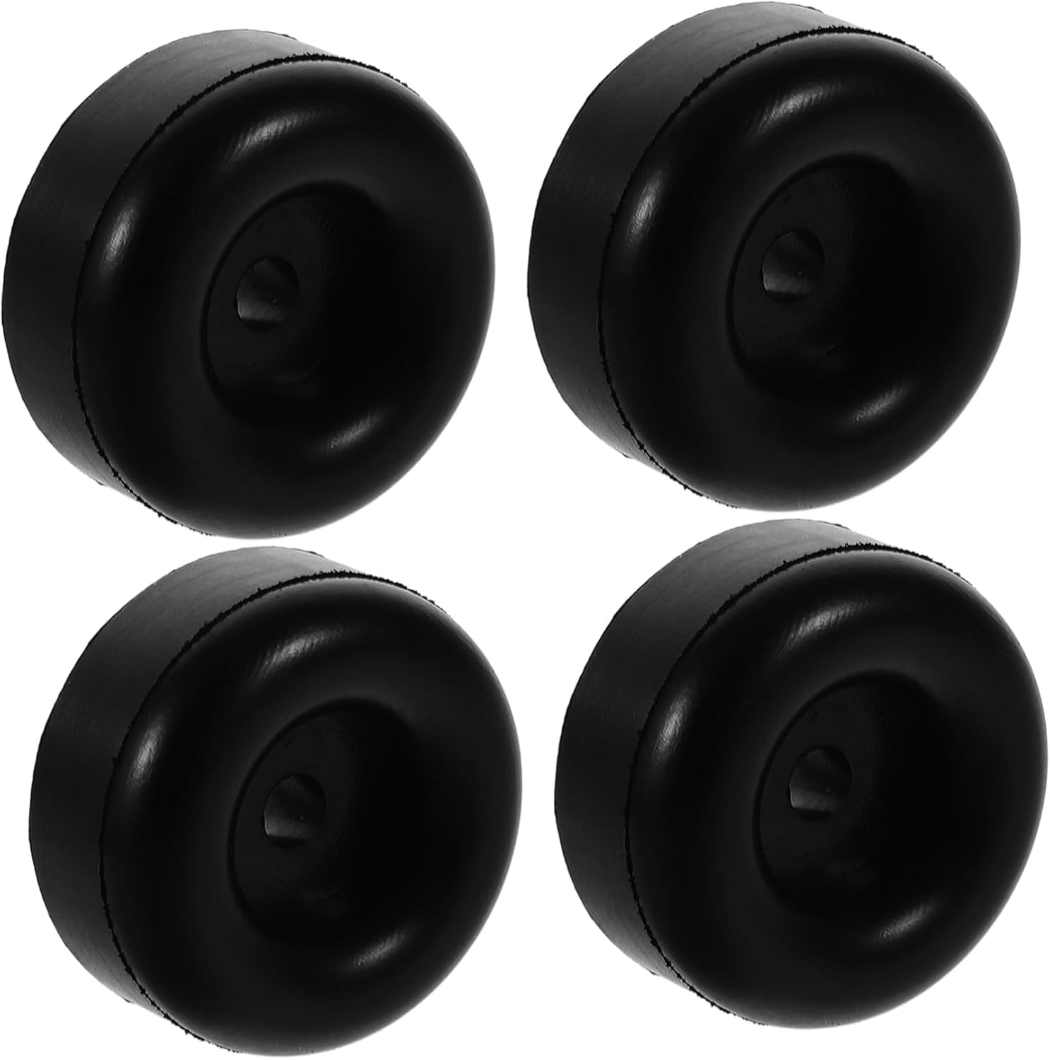 Robust Car Bumper Pad Set 4pcs Round Rubber Bumpers for Trailer Door Bumper Rear Cargo Door Cover Car Door Shock Absorber