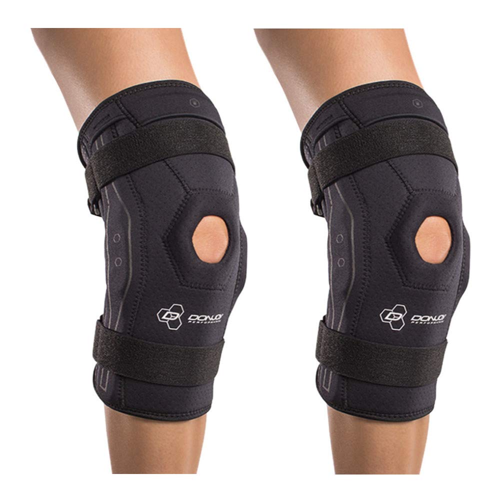 Buy DonJoy Performance Bionic Knee Brace Hinged (Black/Large 2 Pack) Adjustable Patella