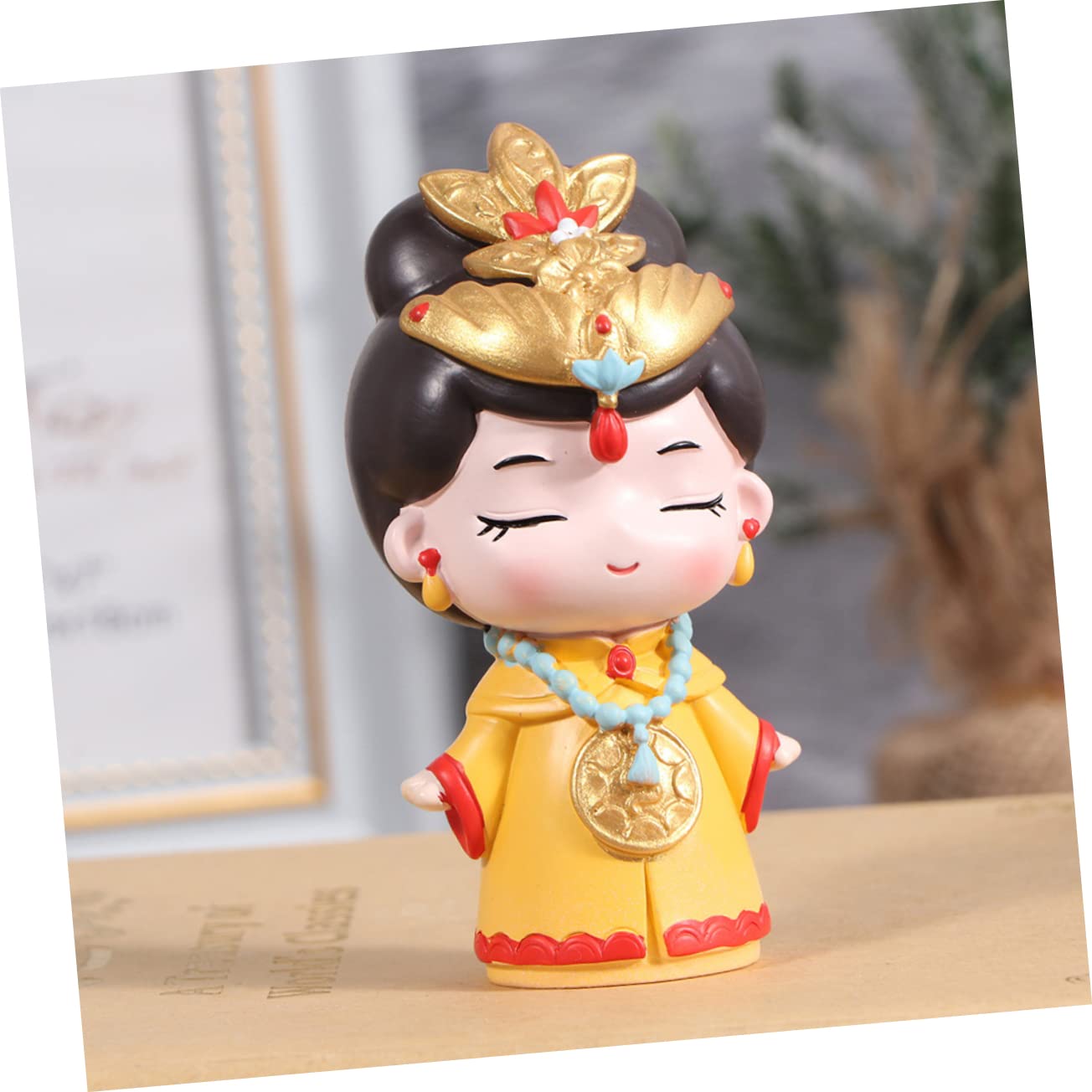 3 Ensembles Décoration De Gâteau Résine Ornements De Style Cour Chinoise pour Fête Et Maison Figurines Et Impératrice pour Gâteau Anniversaire Et Événements Spéciaux 2 Pièces * 3