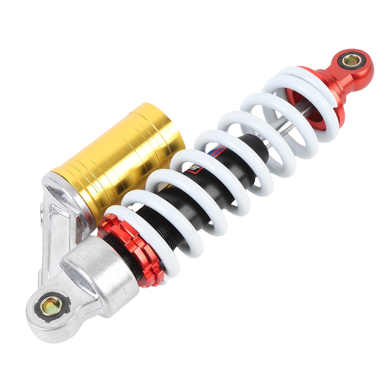 Dilwe Amortyzator Motocyklowy Regulowany Amortyzator Sprężynowy 280 Mm Stop Aluminium i Stal Sprężynowa Zawieszenia dla ATV Quad Dirt Bike Go Kart Scooter