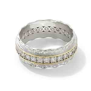 Amazon.com: JTV 14K Gold- & Rhodium-Plated Sterling Silver