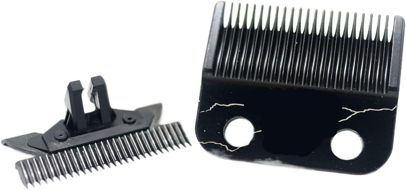 Professional DLC Clipper Blade，Compatible For JUCAI，JC06，Compatible For Madeshow，Vgr，Blade(Black 1set)
