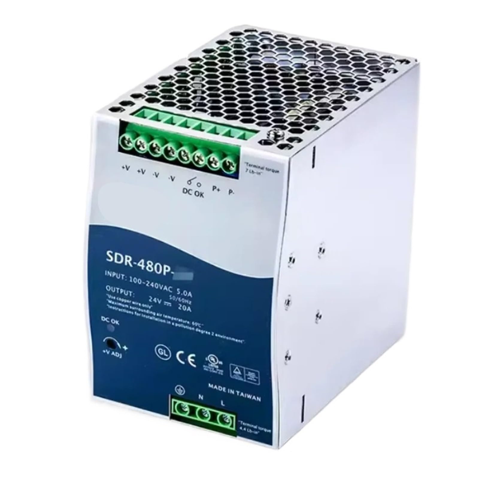 Egtdsfgja Sdr-480P-24 Sdr-480P 480W Single Output Industrial Power Supply Sdr-480P-48(Sdr-480P-24)
