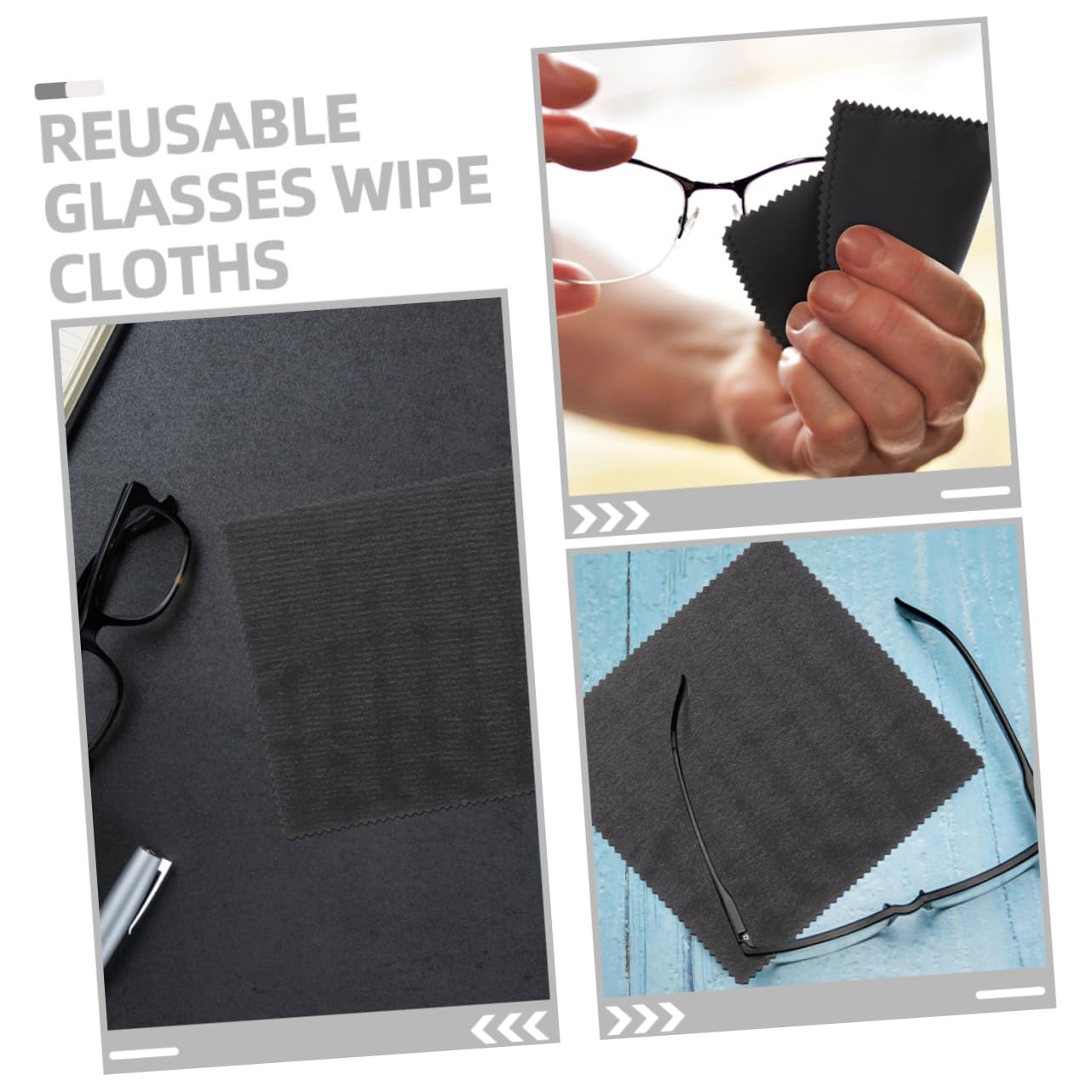 FRCOLOR 200 Piezas para gafas para limpiar lentes paño de limpieza de gafas de sol limpiador de pantalla lentes de tela para gafas paños de limpieza para gafas