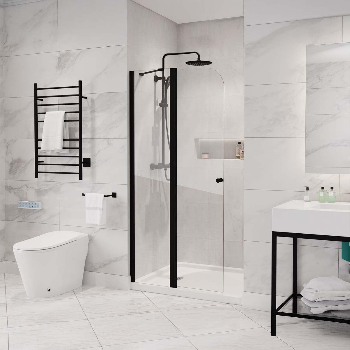 ANZZI 72' x 33.5' Swinging Door