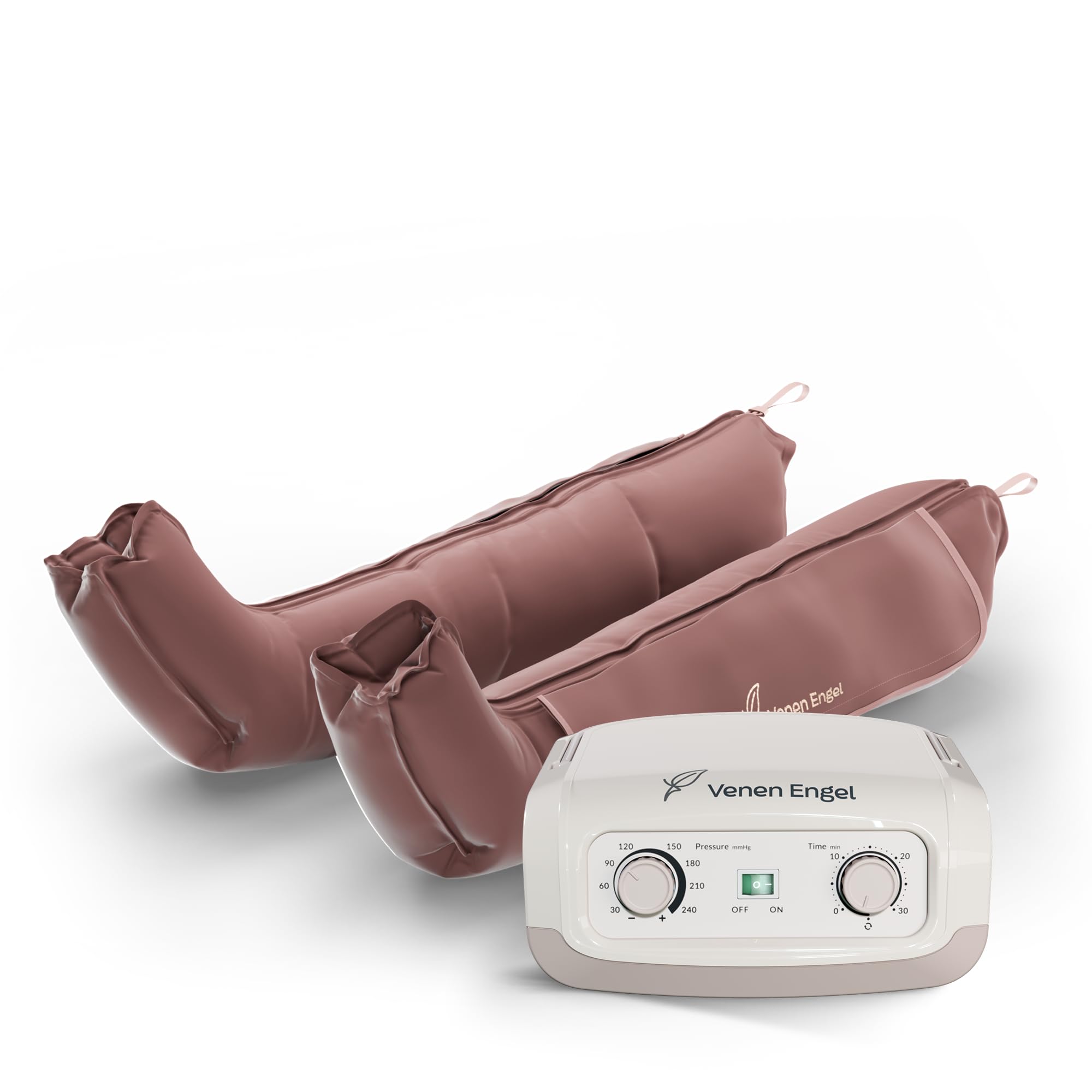 Venen Engel Mini – Apparecchio per il massaggio a compressione per le gambe | 4 camere d'aria | Massaggio dai piedi alle cosce per gambe leggere