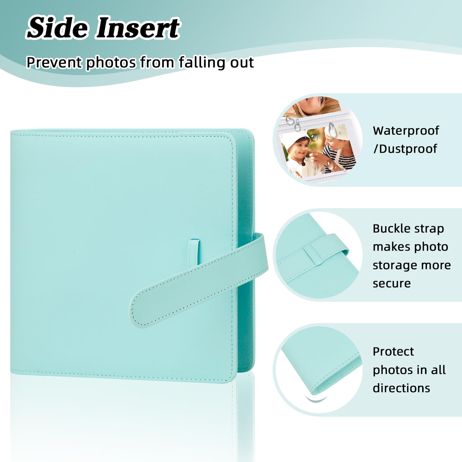 Carnet Photo Polaroid Album Photo De Poche 360 Pour Fujifilm Instax Mini 12 11 9 8 8 99 40 Appareil Photo Instantané, Pour Les Photos Instantanées Polaroid Snap /PIC-300/Z2300/SocialMatic Et Les Imprimantes