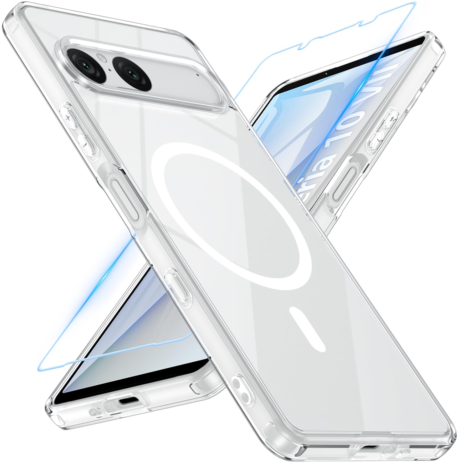 Amazon.co.jp: For Sony Xperia 10 Vii ケース【ガラスフィルム付き