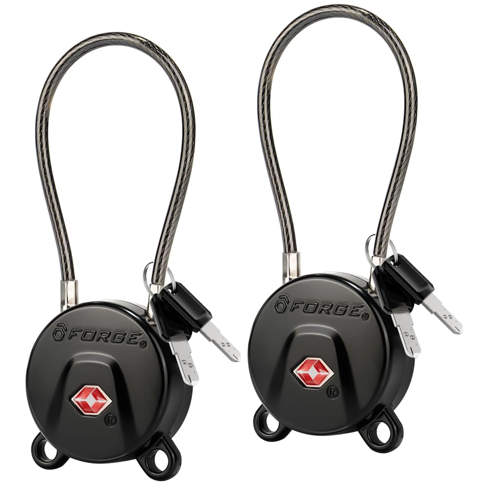 Amazon.com: Forge TSA Approved Luggage Locks Ultra-Secure Dimple