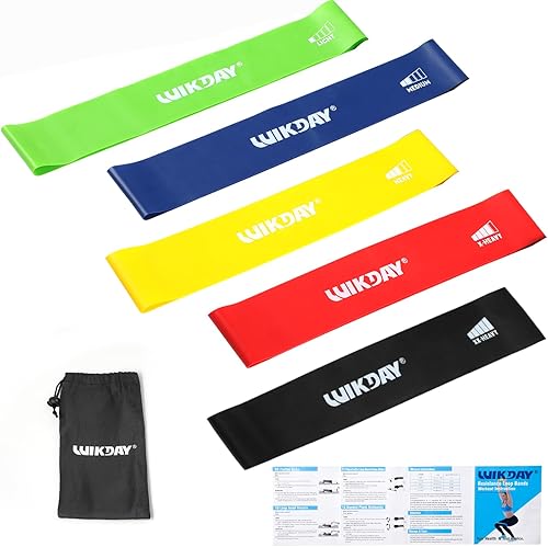 Resistance Bands for Working Out Exercise Loop Bands Workout Bands Set for Men Women Body Stretching, Crossfit Training, Home Workout, Physical