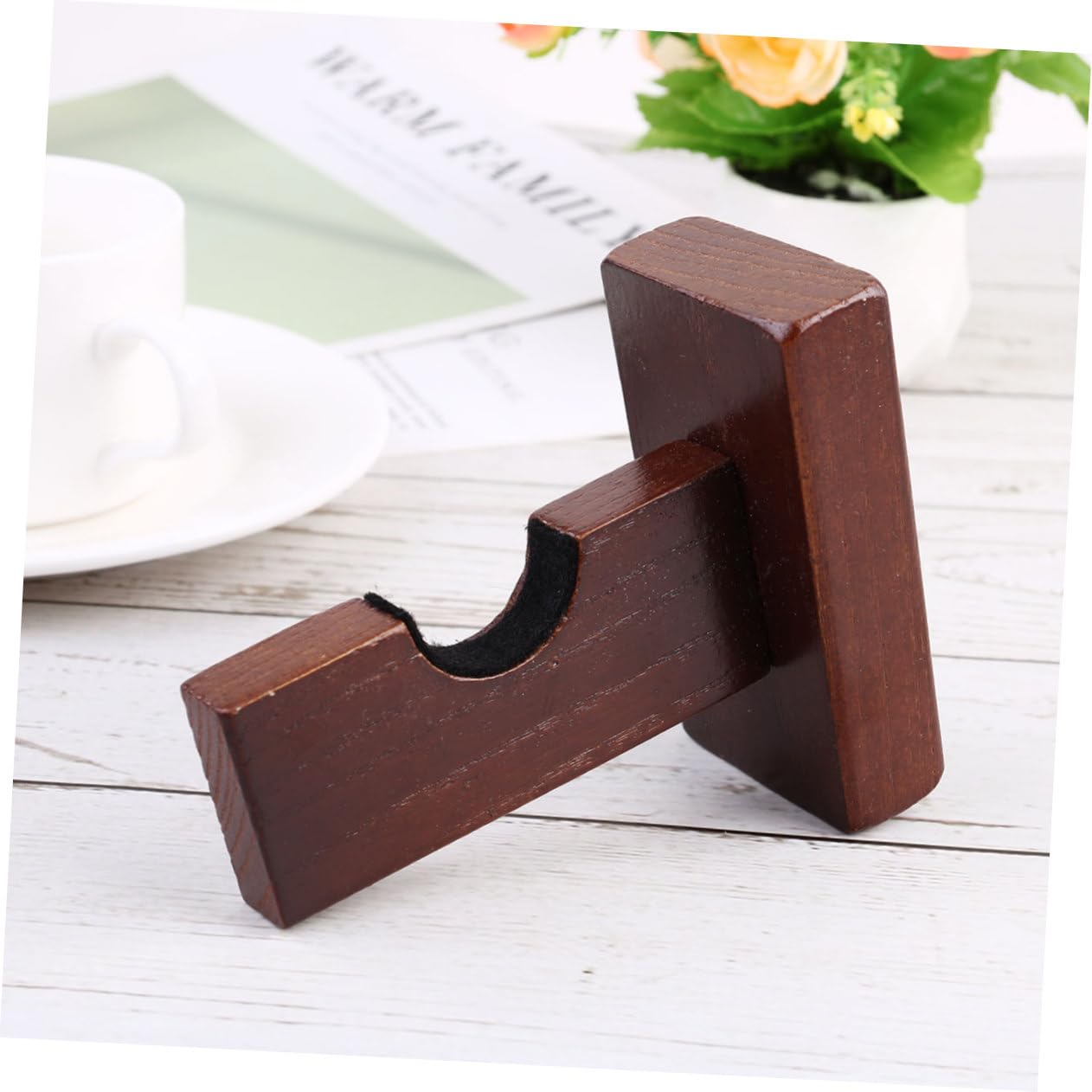 ibasenice Hockey Stick Baseball Bats Bats Stick Mount Baseball Stand Softball Case Display Brown