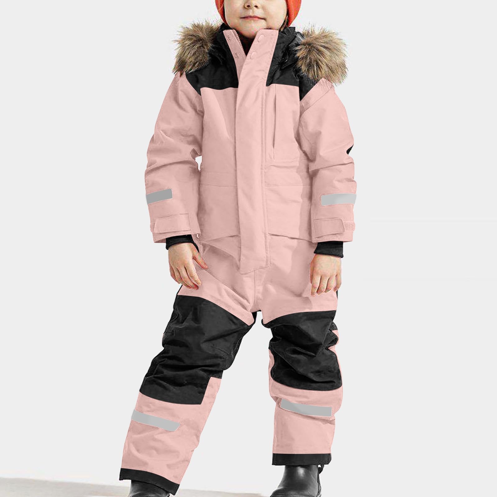 Overol de esquí para niños, traje de nieve cálido para niños, chaqueta de invierno para niños, pantalones de nieve, traje de esquí de una pieza, abrigo de plumón, conjunto de pantalones de esquí