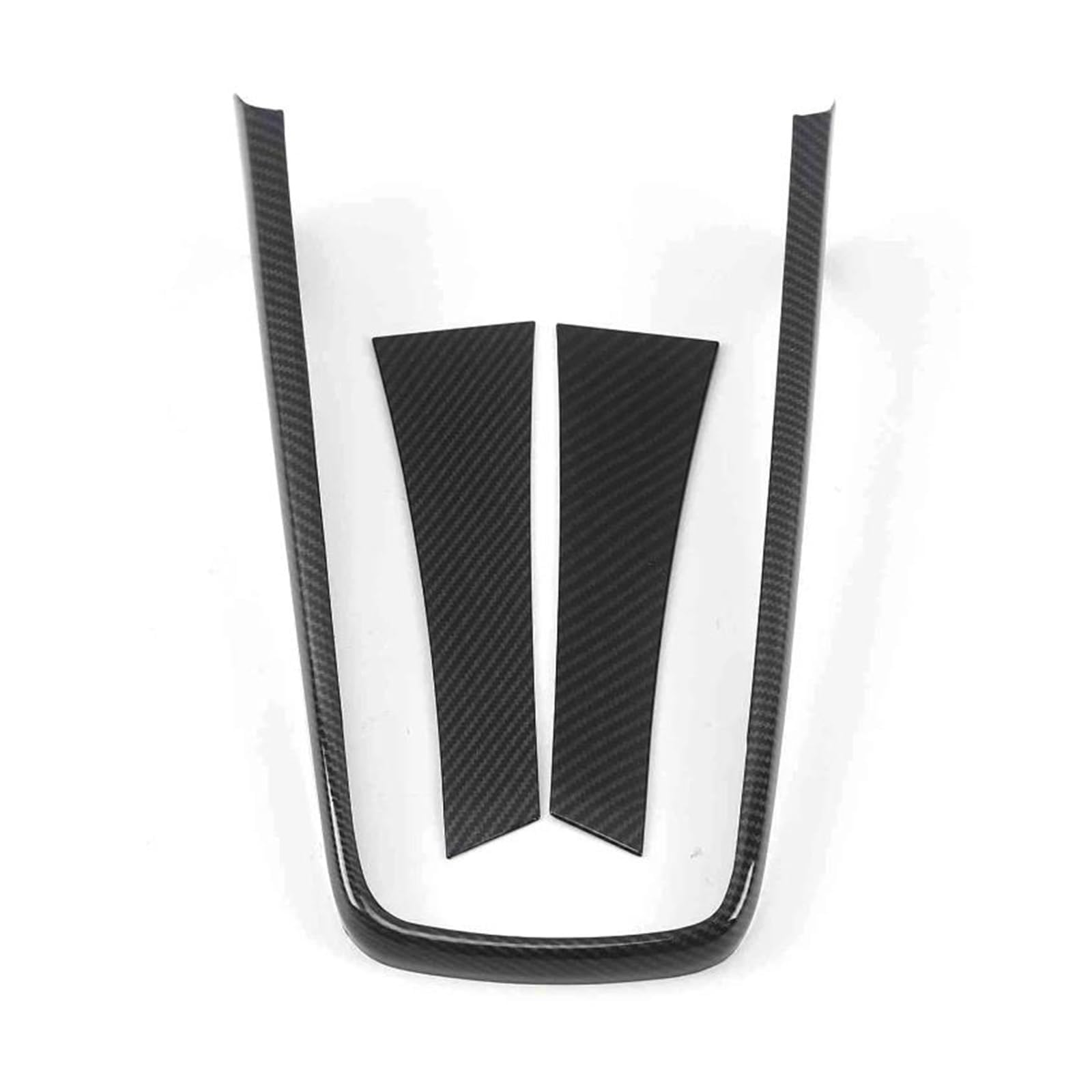 Garniture Couvercle de Panneau de Changement de Vitesse pour Voiture pour Cayenne 2018-2021,Fibre de Carbone Console Centrale IntéRieure Décoration Accessoires