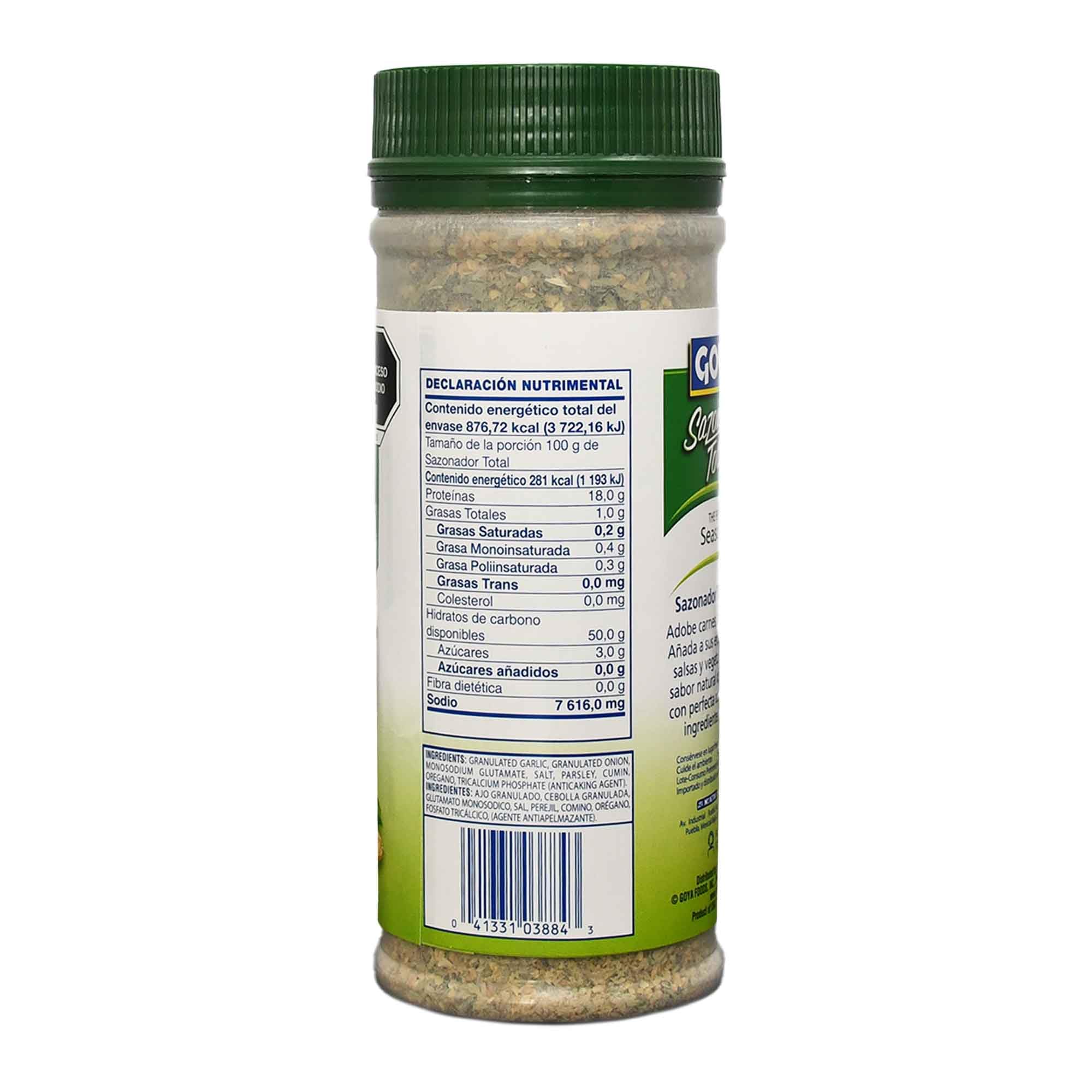 Goya Sazonador Total - Complete All Purpose Seasoning, 11 Ounce