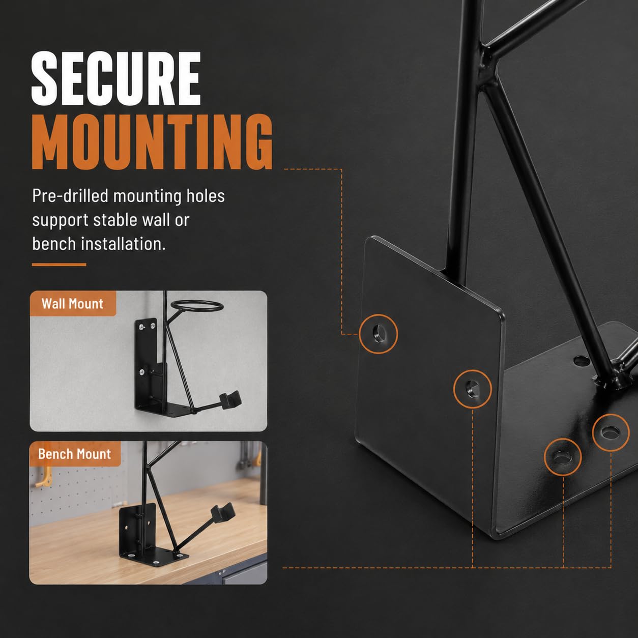 Soporte Pistola Pulverizadora, Colador de Pintura para Pistolas, Banco y Pared, Soporte Pistola de Pintura de Alimentación por Gravedad, para Bricolaje y Aficionados