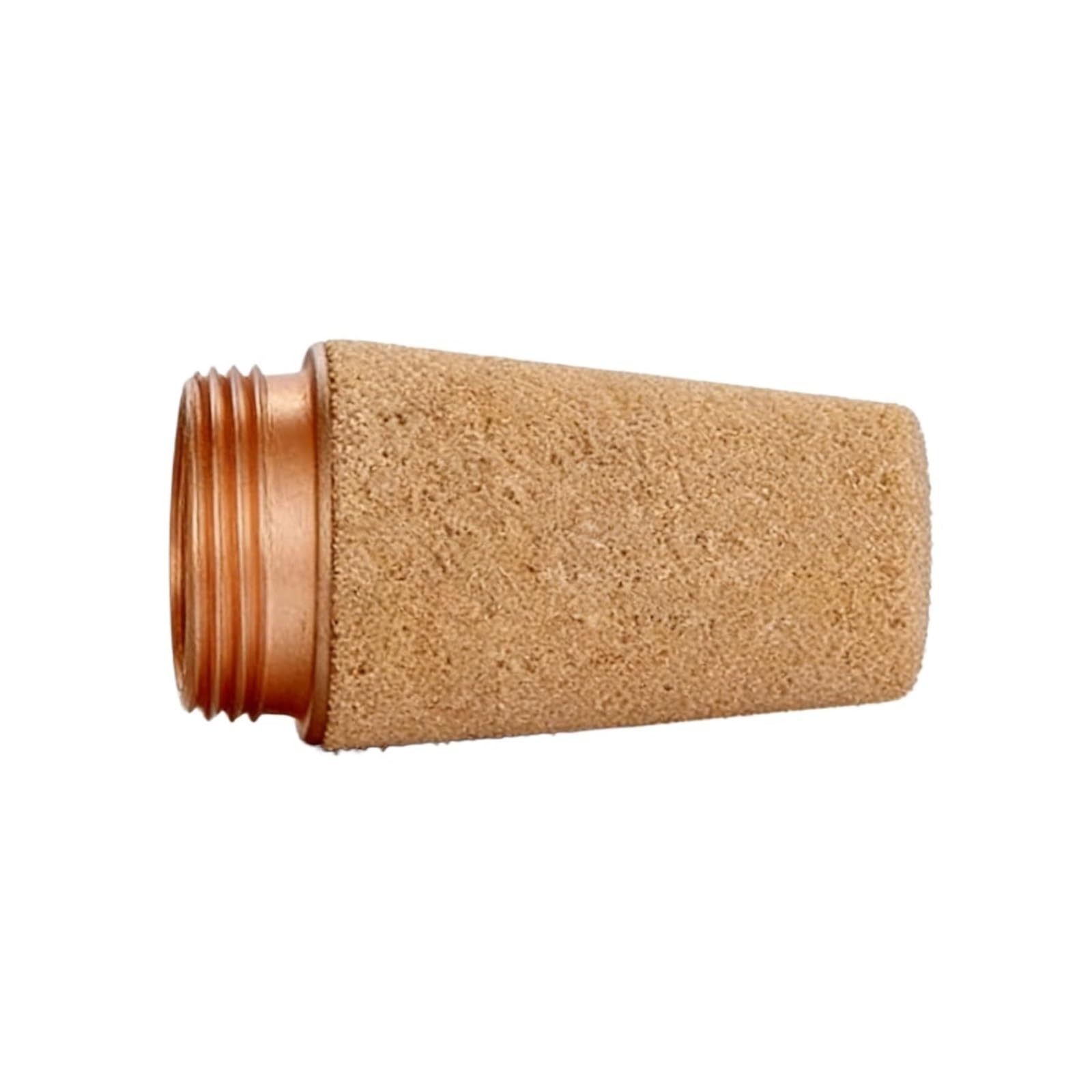 Pneumatische Schalldämpfer aus Messing 10 Stück Luftschalldämpfer aus gesintertem Kupfer M5 1/8 1/4 3/8 1/2 3/4 1 pneumatischer Messing-Luftauslass(20 G Thread 3-4)