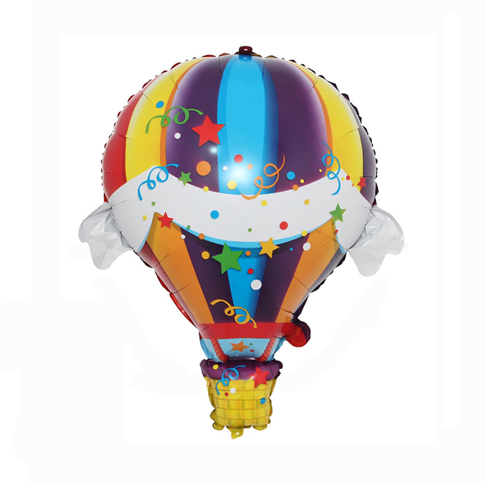 Morndew 2 PCS Hot Air Balloons Foil Balloons for World Travel Themed Party Baby Shower Birthday Party Wedding Party Decorations