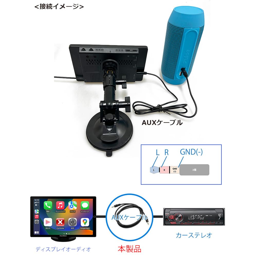 Amazon.co.jp: DreamMaker ディスプレイオーディオ DPA101V