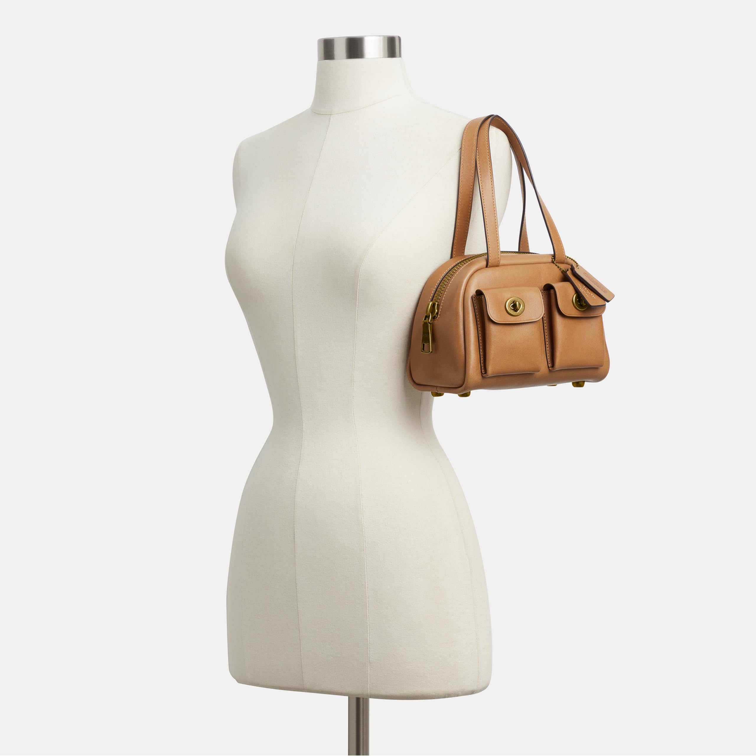 Coach Twin Turnlock Bag 20 in Graffiti, 1Z/Ochre Multi : Amazon.sg