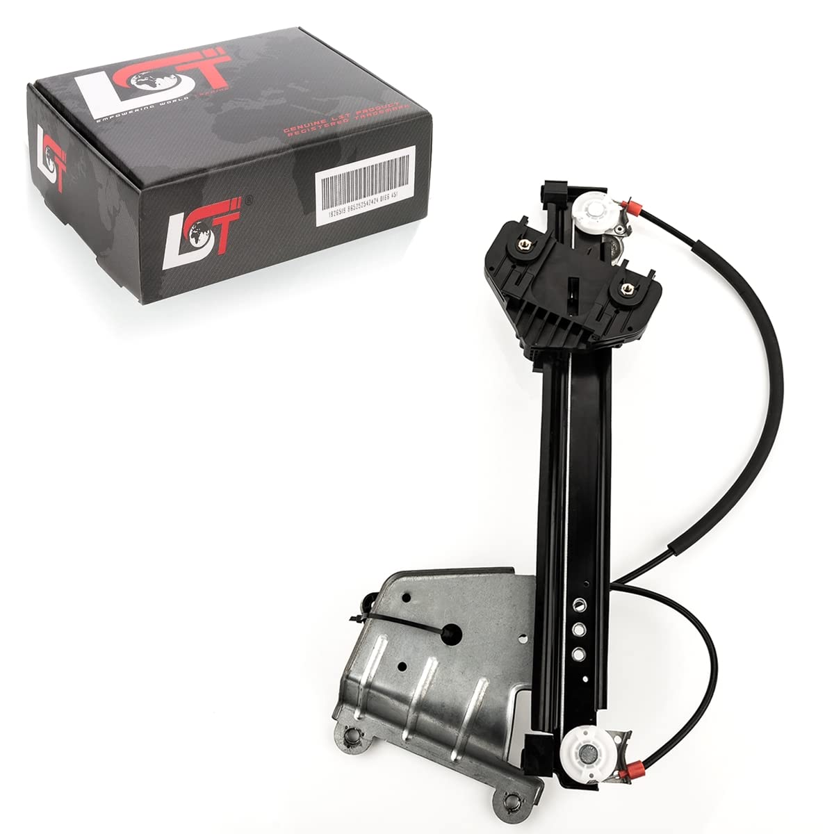 LST Elektrischer Fensterheber hinten links ohne Motor Fensterführung Fensterhebermechanismus kompatibel mit Mitsubishi Colt CZC Cabrio RG 2006-2009