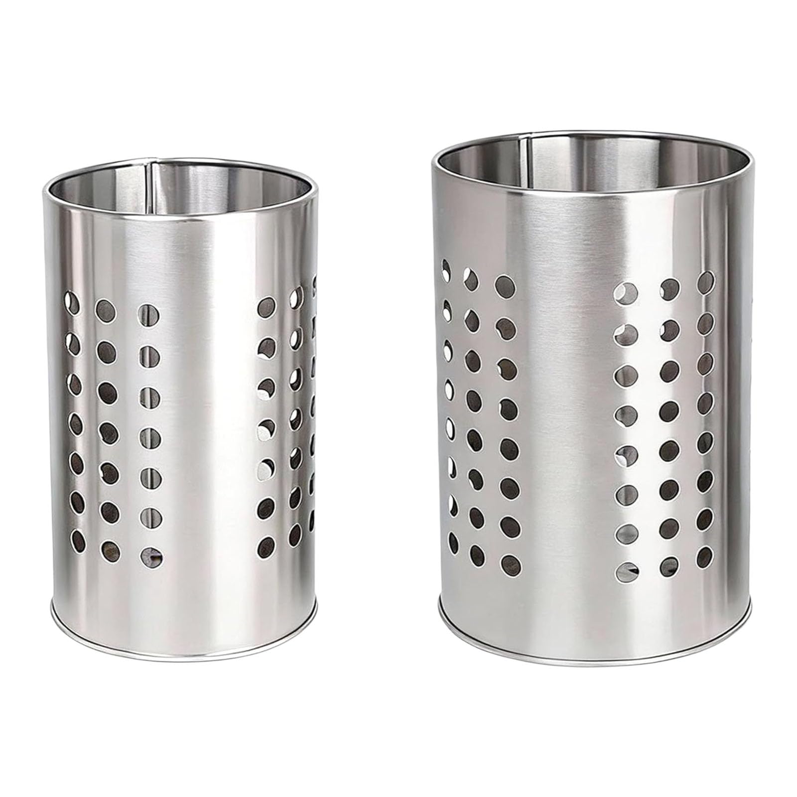 CAZSTYK 2Pcs Stainless Steel Chopstick Holder with Ventilation Perfect for Small Countertop Space Kitchen Utensil Drainer