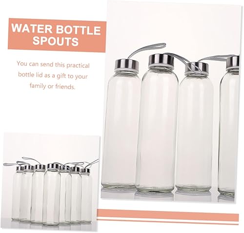 Miniatura 5 de CLISPEED 20 tapas de repuesto para botellas de agua, botellas de acero inoxidable, tapas de rosca, tapas de botellas de bebidas, botellas de agua de