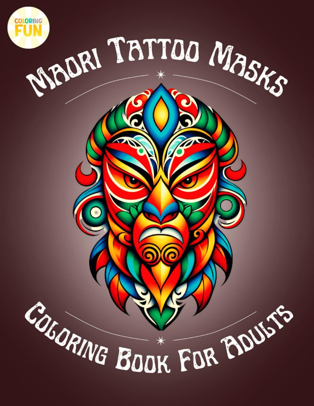 Maori Tattoo Masks Coloring Book: Detailed Mask Illustrations with Complex Patterns