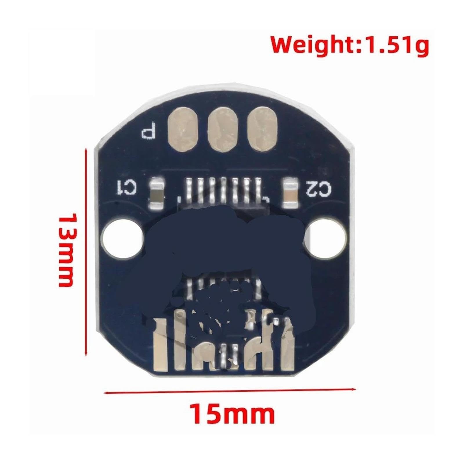 Conjunto de codificador magnético AS5048A interfaz PWM y SPI de 14 bits