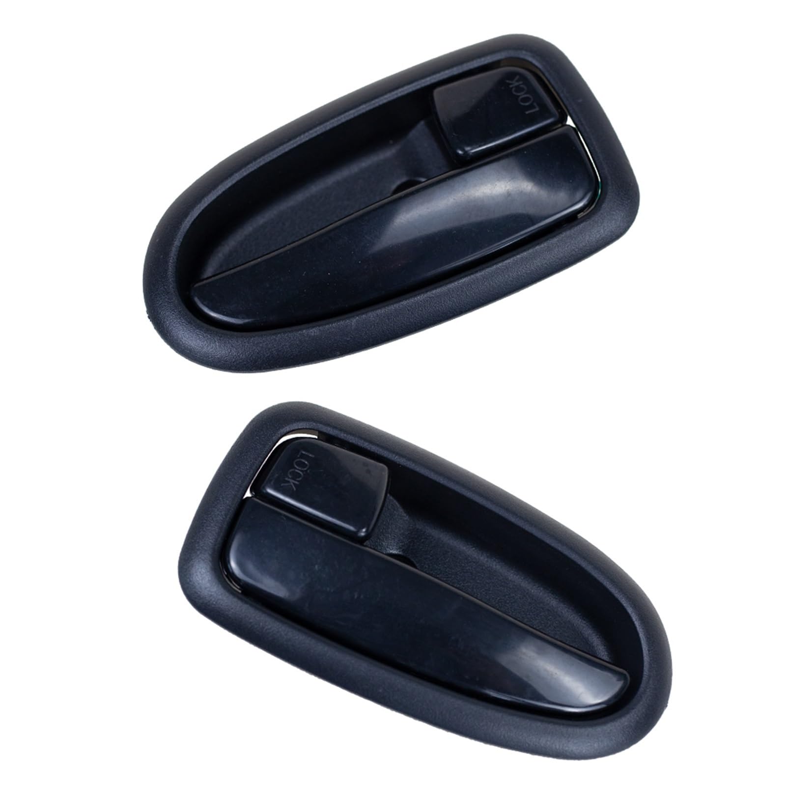 RYNVRNCOE Car Door Handle for Hyundai for Matrix for LAVITA 2001-2010 82610-17000 82620-17000 Car Inner Door Handle Left Right(1 Pair Black)