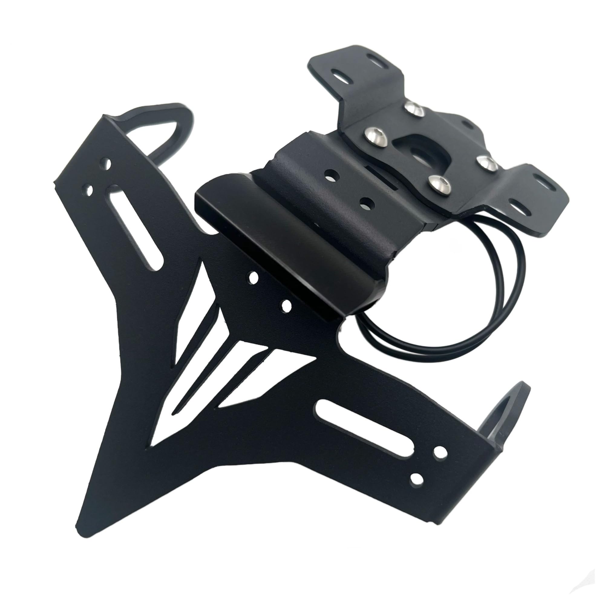 Moto Porta Matriculas para MT07 2021-2024 Soporte Matrícula Trasera Corta Aplicable A Años Modificados