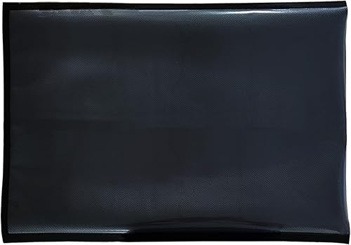 Bolsas de sellado al vacío de 15 x 20 pulgadas, color negro y transparente, bolsas selladoras al vacío precortadas para almacenamiento de alimentos,