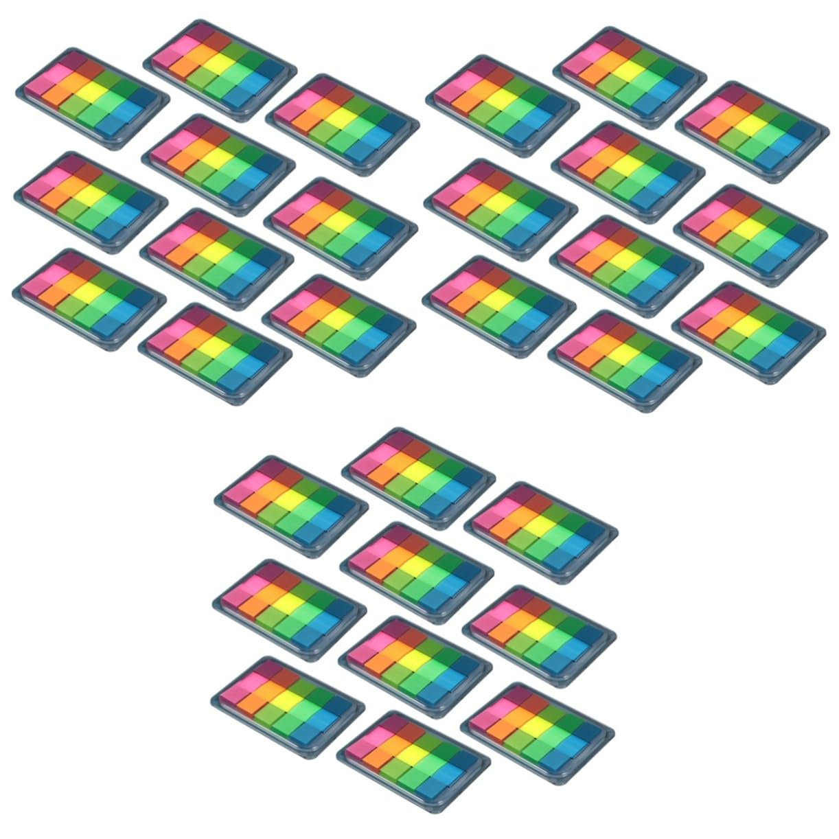 TEHAUX 30 Piezas Marcadores De Página Pestañas Adhesivas Marcadores De Página Adhesivos Etiquetas De Colores Brillante Marcadores De Página De Colores N Publicado Mini