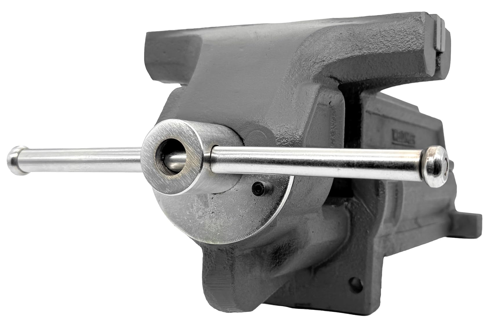 WELDINGER professional Schraubstock 200 mm unzerbrechlich leichtgängig feste Basis Rohrspannbacken