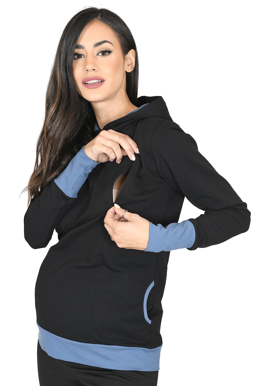 MijaCulture Mija 2in1 Stillpullover Umstandspullover Stilltop Mona 1035
