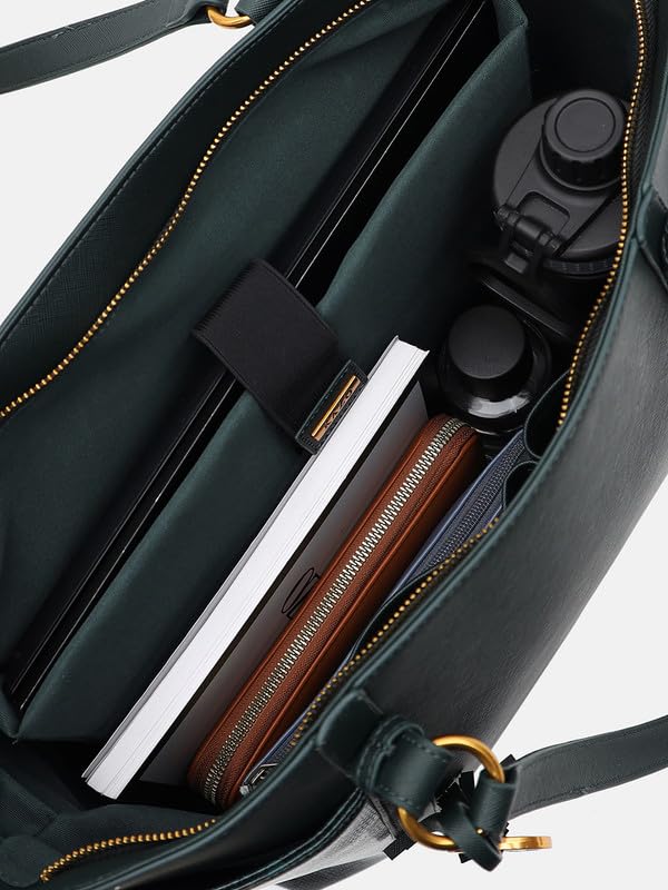 Image of Kazo Karl Tote | Premium Faux Leather Handbag for Women | Minimalist Structured Shopper for Work & Transit