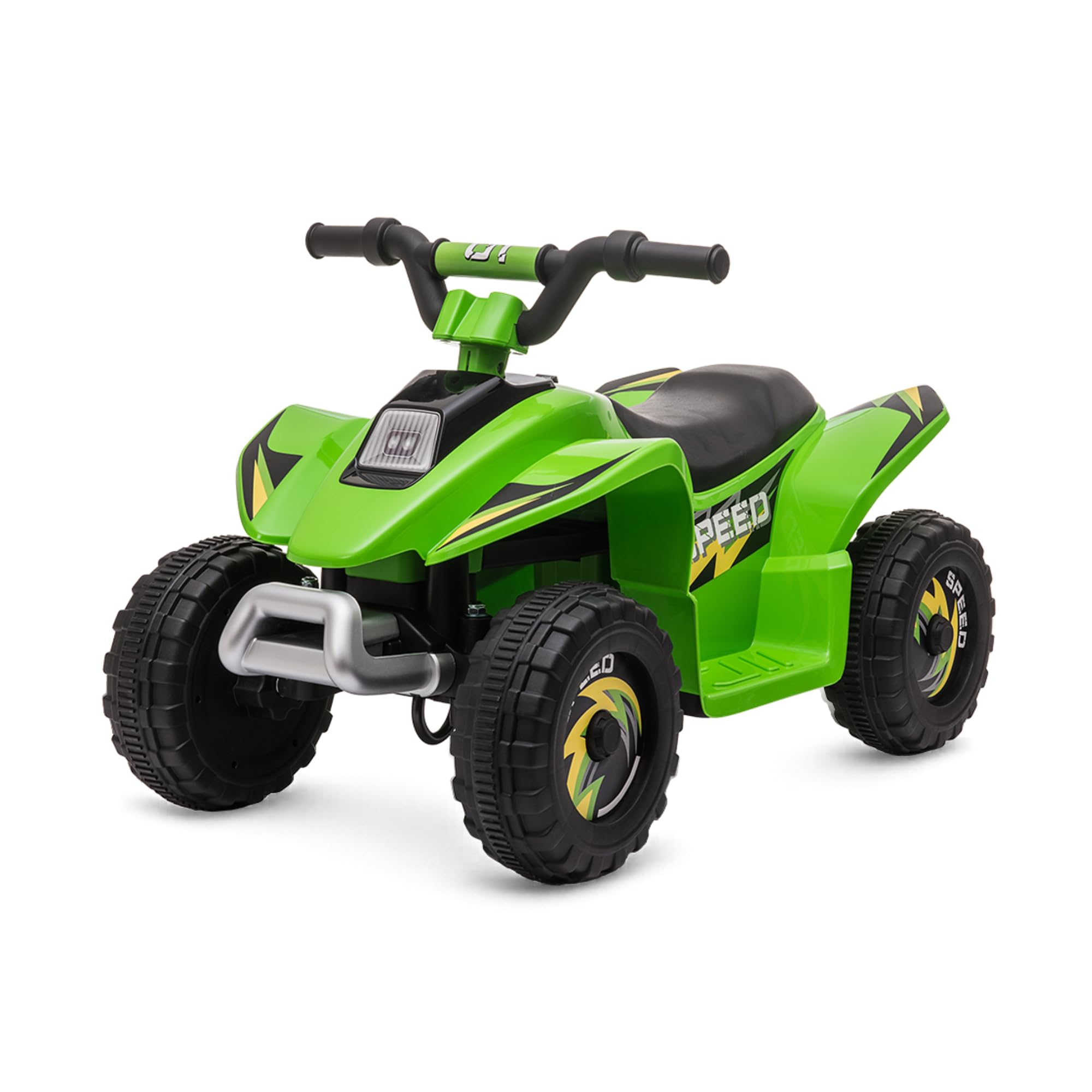 Straame 6V Electric Ride-On Quad Bike for Toddlers – ATV for Ages 18–36 Months, For-ward/Reverse, 4-Wheel Design, 1.9–3.8 km/h Speed, 72×40×45.5 cm (Green) — image 1