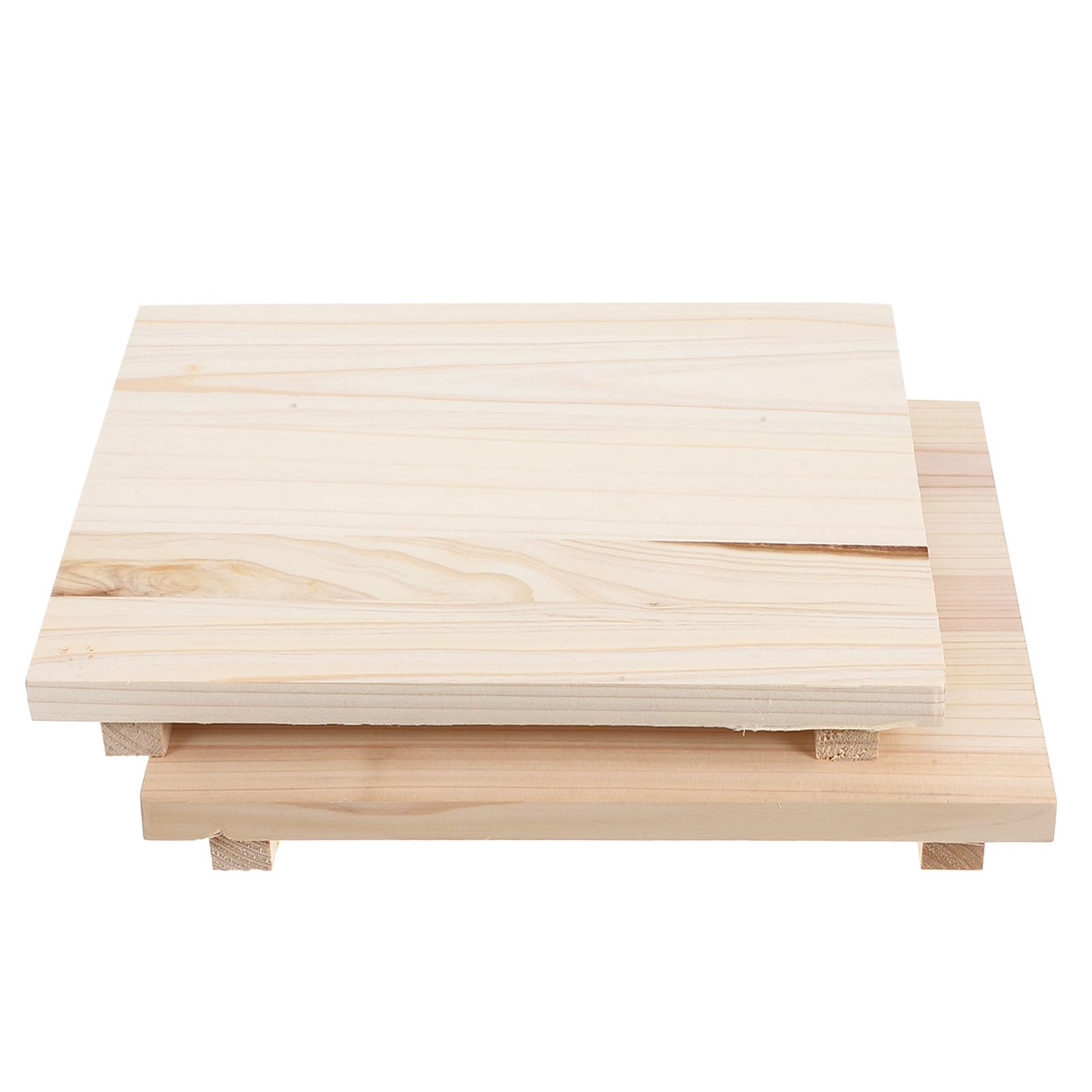 Tavola di Argilla in Legno Naturale Assorbente 2 Pezzi, Strumento per Ceramica e Scultura, Base Liscia per Essiccazione e Modellatura Artigianale