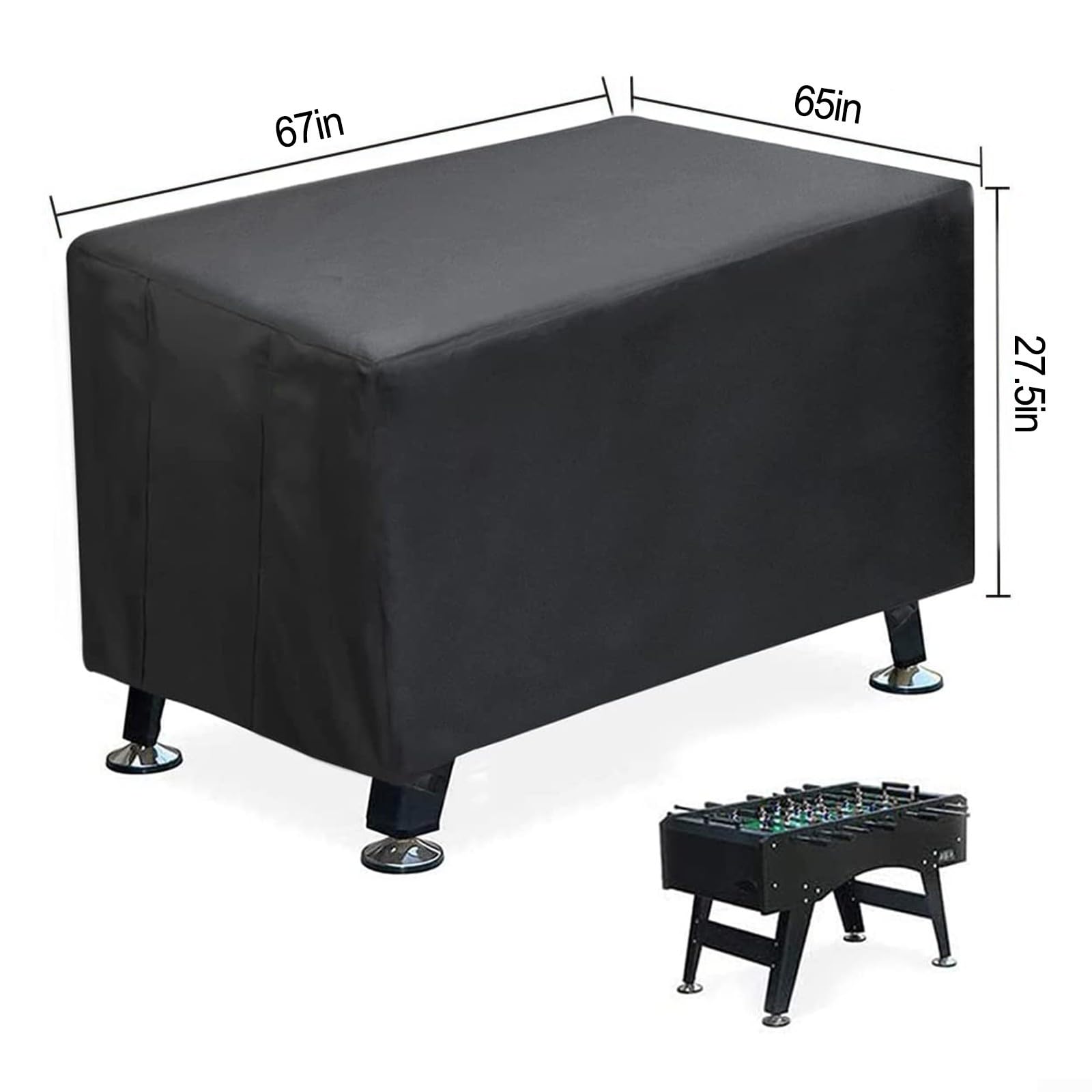 Copertura per tavolo da biliardino, impermeabile e resistente, per uso interno ed esterno, si adatta alla maggior parte dei tavoli standard 167 x 116 cm, 13 x 68 cm, blocca acqua, polvere, peli di