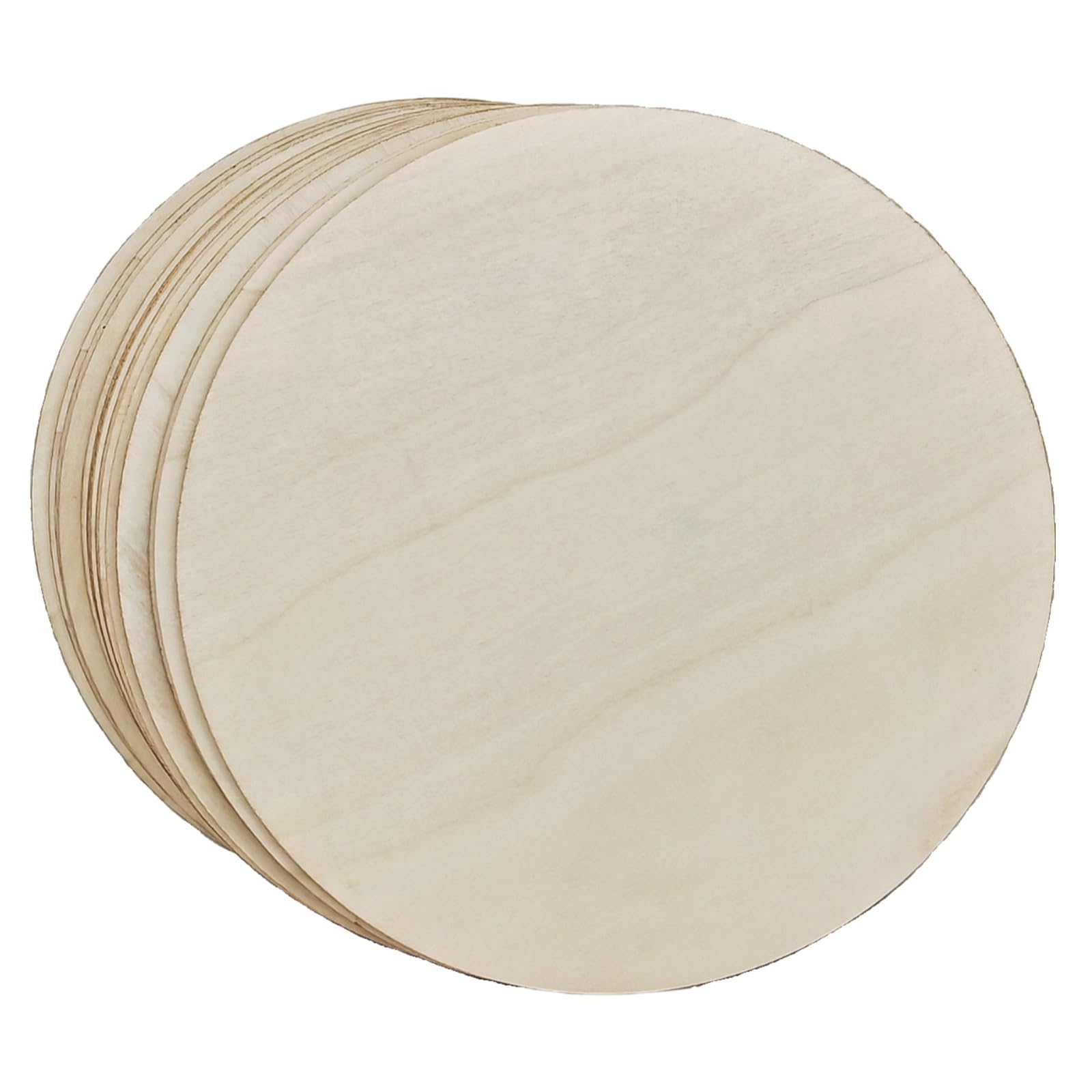 25 Dischi Di Legno Naturale Da 8-9 Cm Con Corteccia - Rotelle In Legno Di Pino Per Fai Da Te, Pirografia E Decorazioni